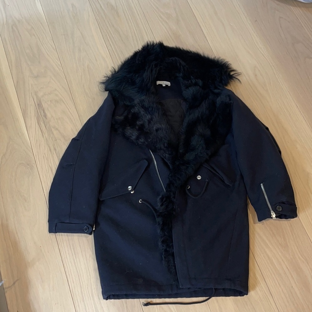 Iro faux fur winter parka
